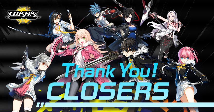 新世代サイキックアクションRPG《CLOSERS》公式